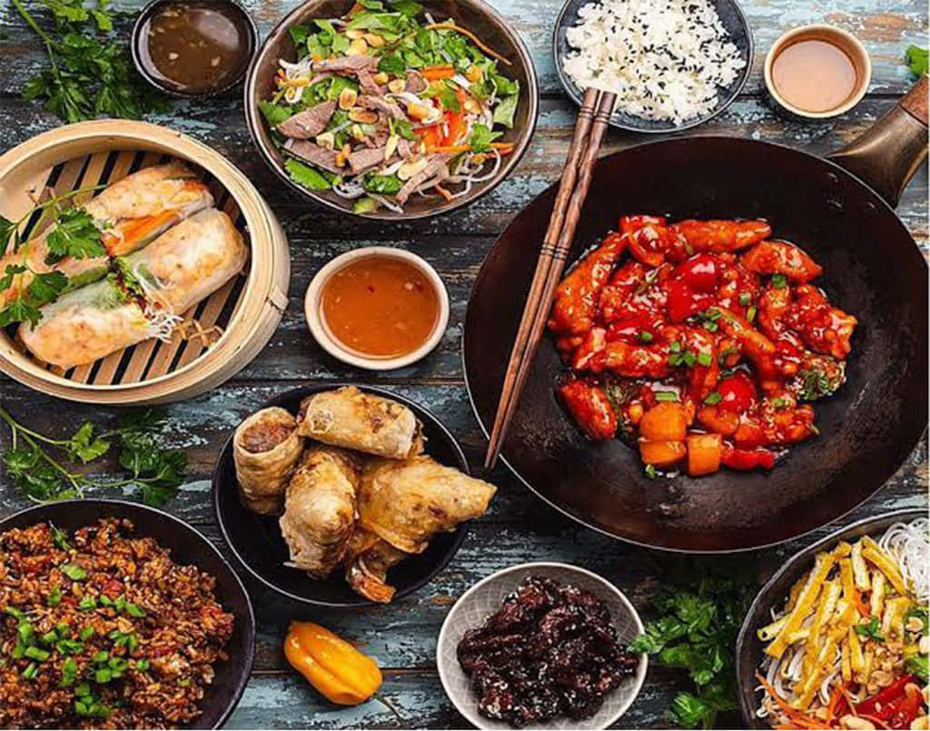 1024x805 comida china. Wallpaper
