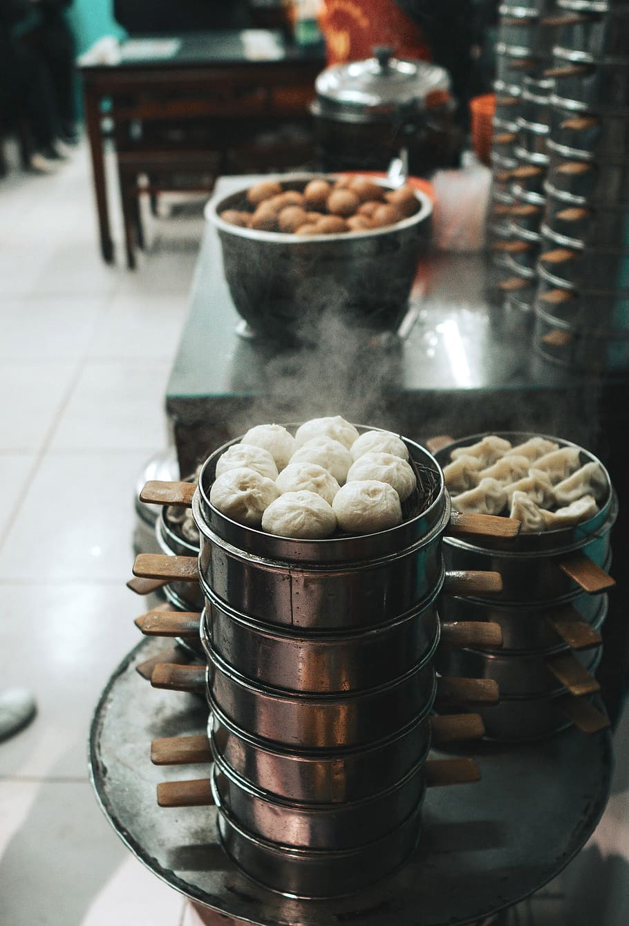 910x1340 steamed food in bowls, china, yuqiao