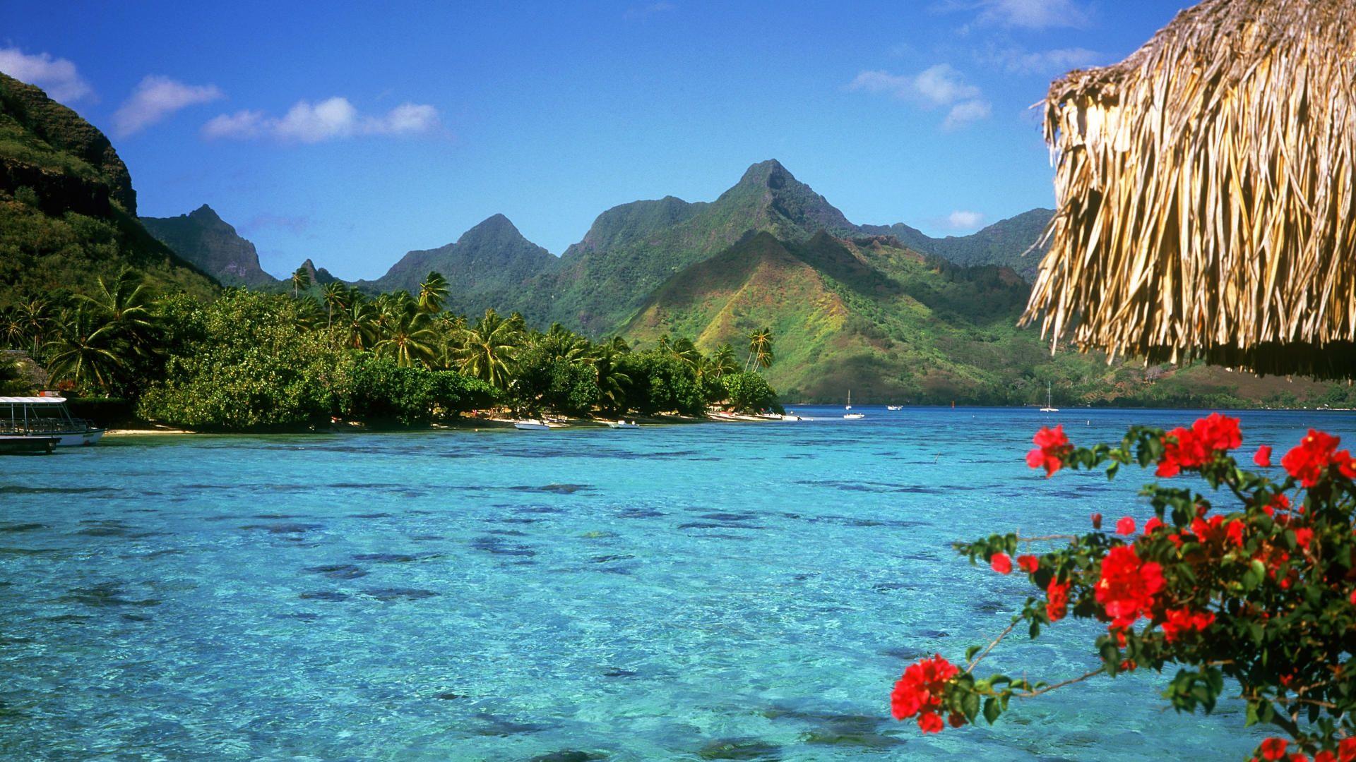 1920x1080 Bora Bora Background HD