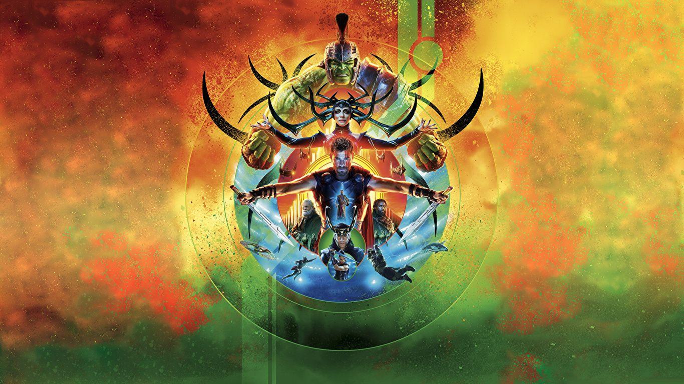 1366x768 Wallpaper Thor: Ragnarok Tom Hiddleston Chris Hemsworth 1366x768