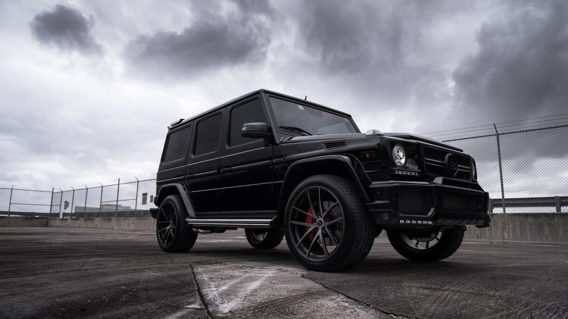 1920x1080 Black Jeep SUV, Mercedes Benz, Car, G