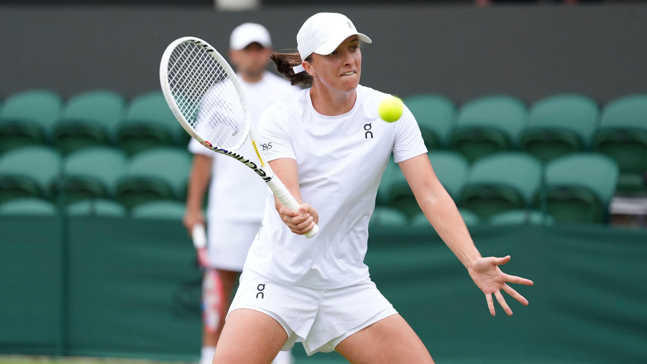 2560x1440 Wimbledon 2024: Iga Swiatek calls