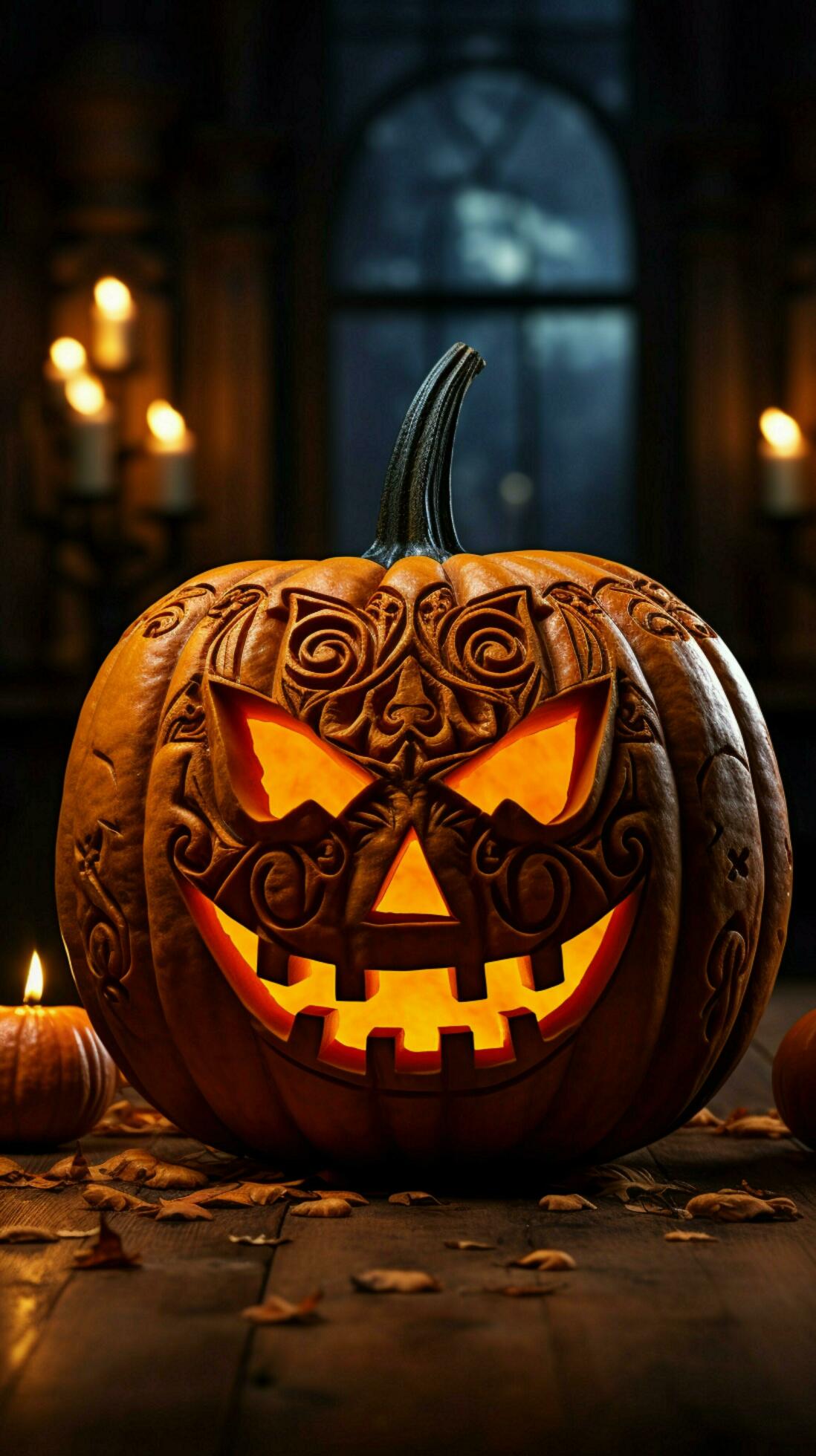 1098x1960 Carved creation jack o lantern pumpkin