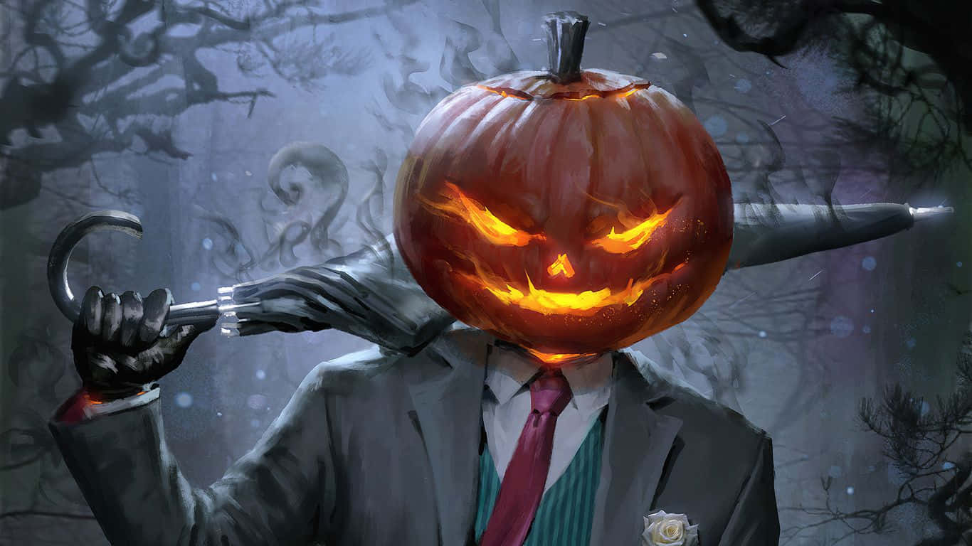 1366x768 Download Pumpkin Head Picture