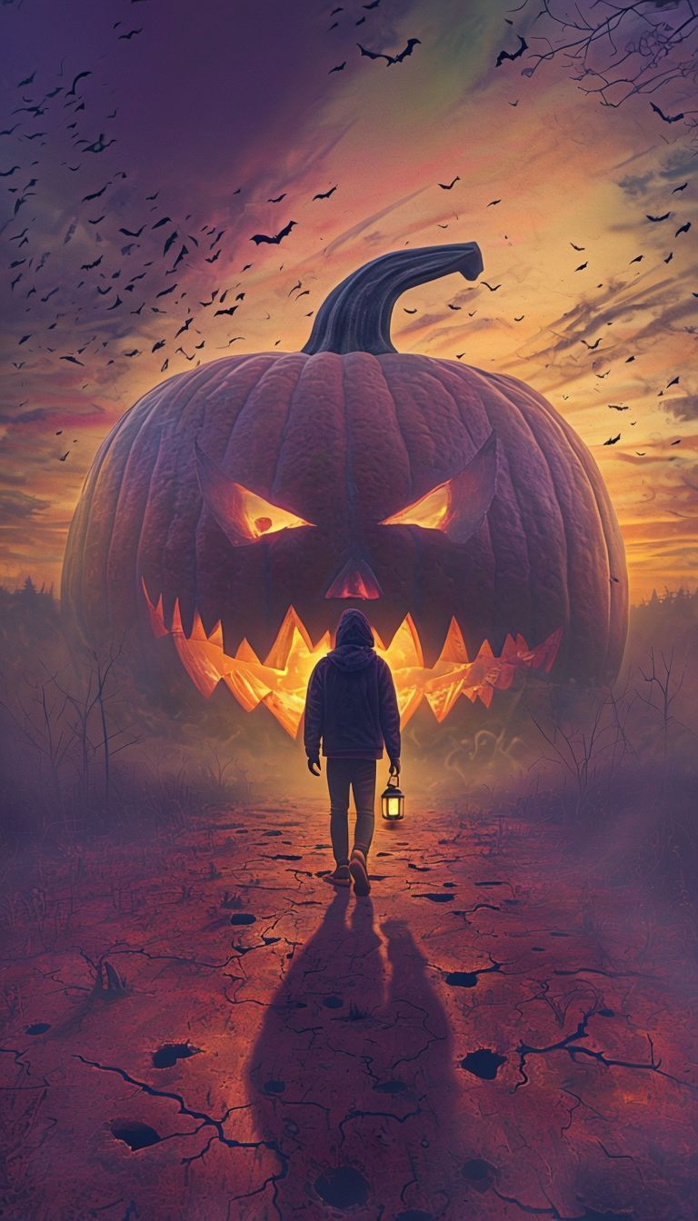 768x1344 Halloween Wallpaper for iPhone