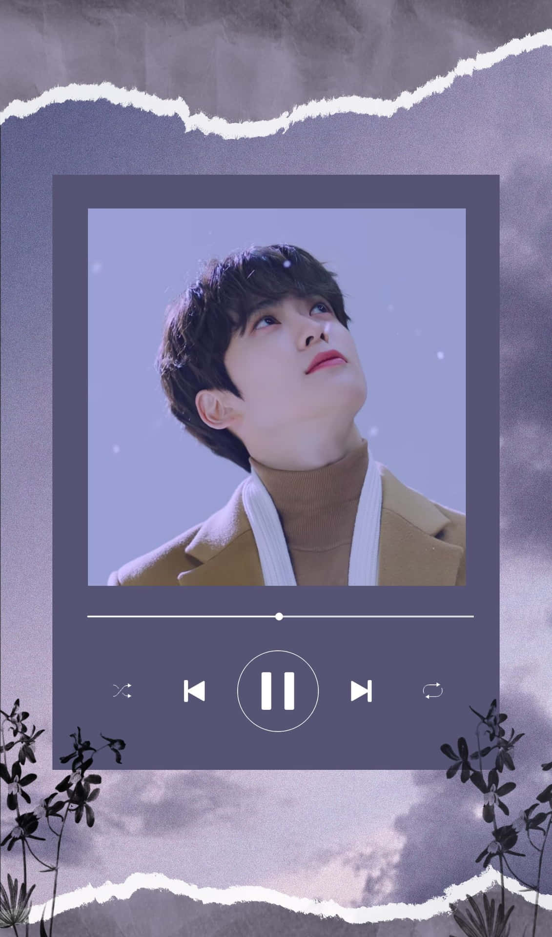 1131x1920 Download Nct Jaehyun Music Player Visualizer Wallpaper