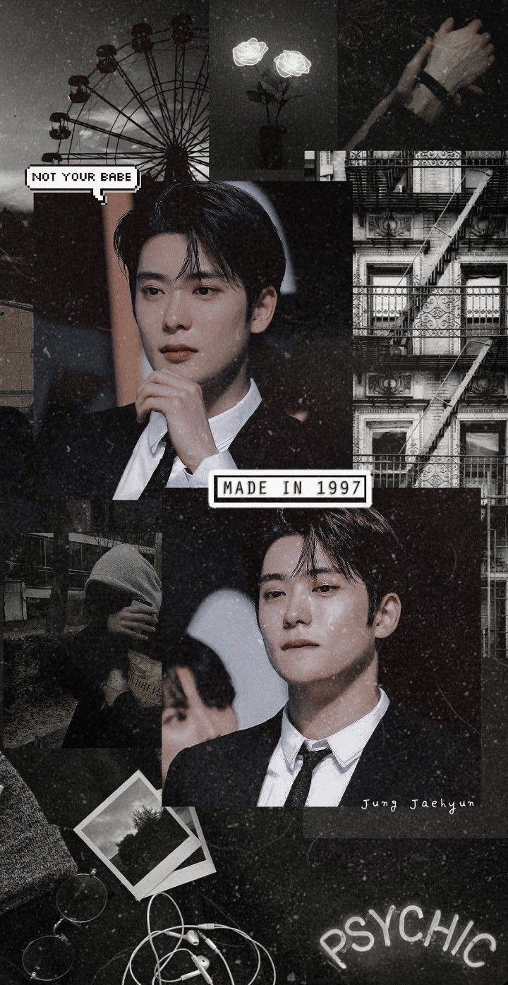 720x1396 Jung Jaehyun.. NCT Black Wallpaper