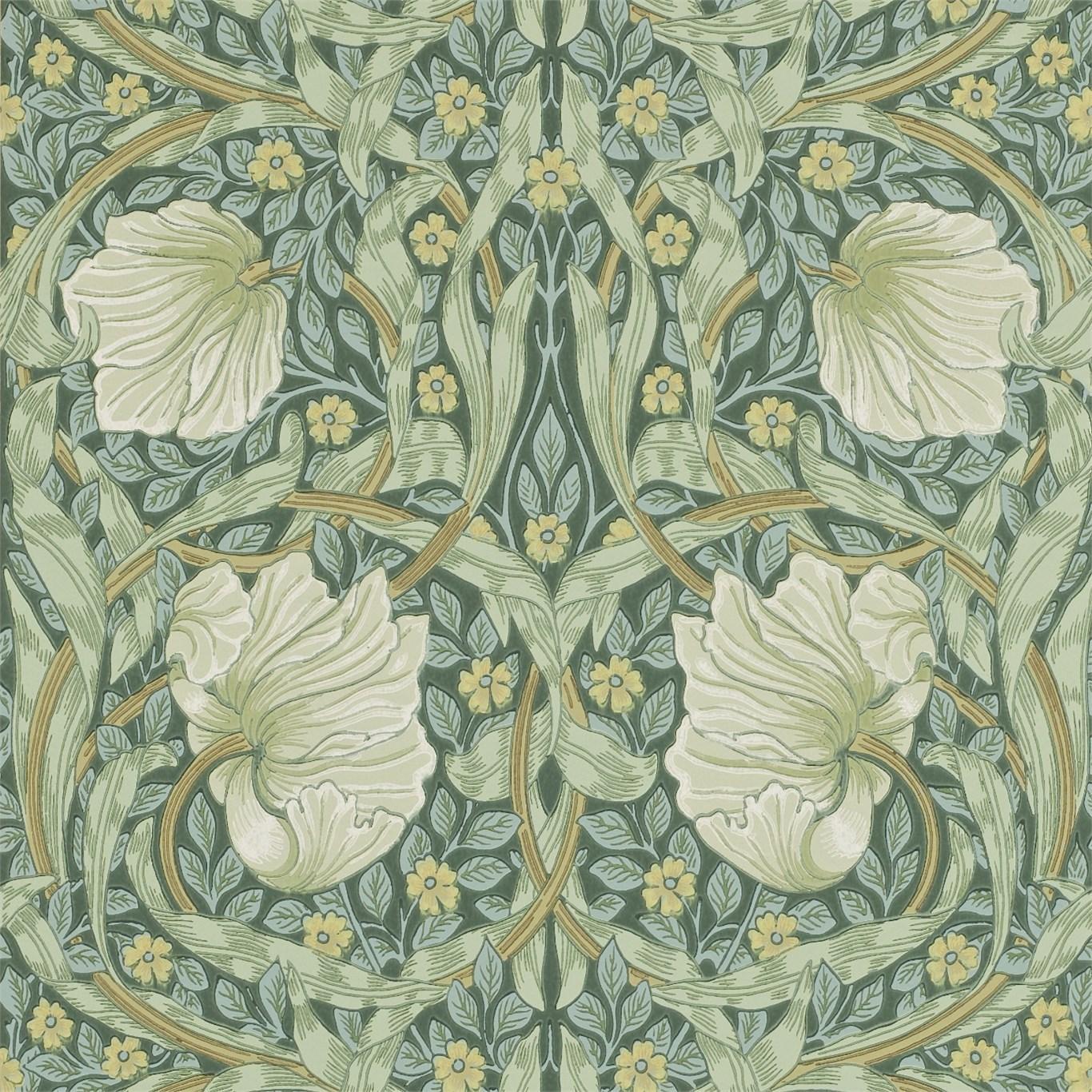 1366x1366 Morris & Co Archive Wallpaper Pimpernel 210389