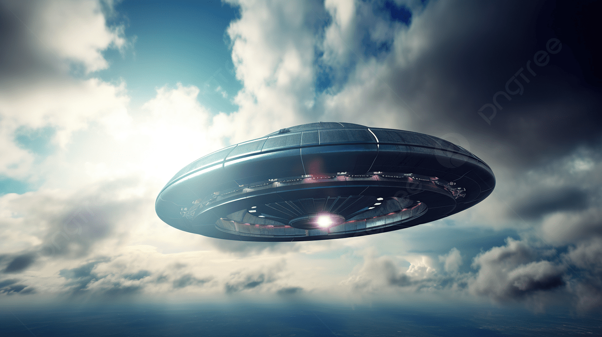 1200x673 Conceptual 3D Ufo Craft Against A