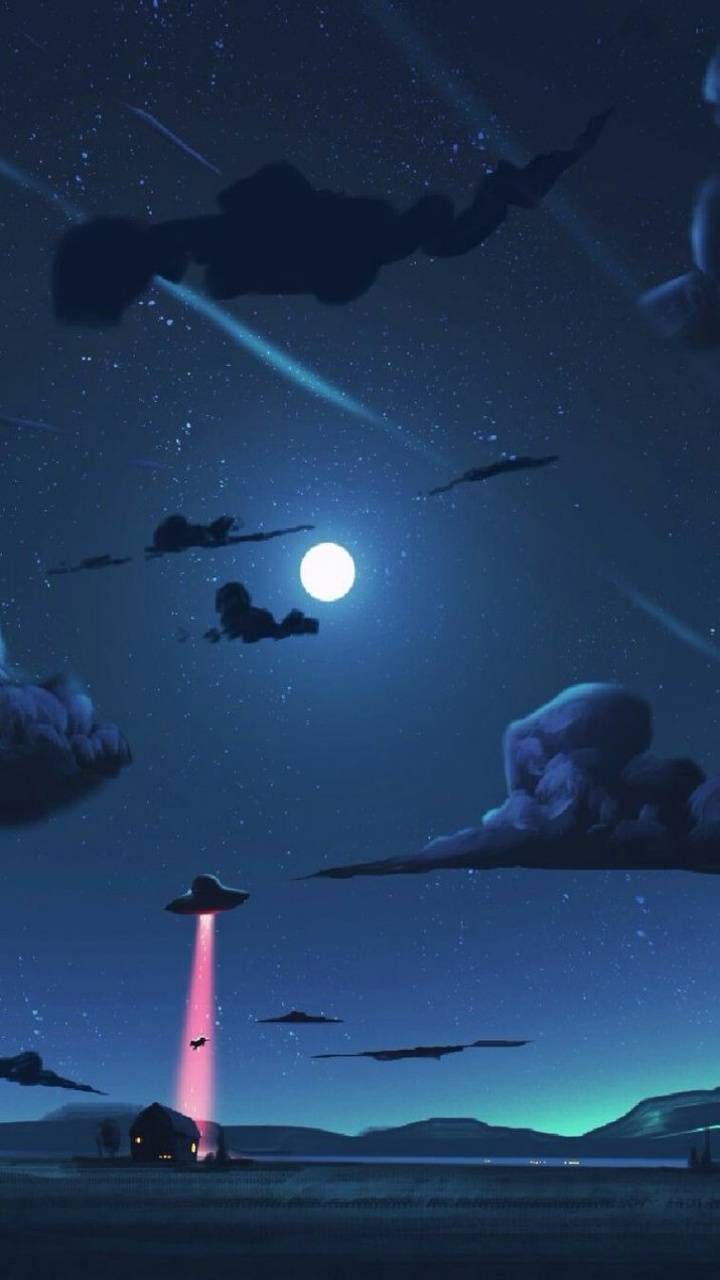 720x1280 Night alien wallpaper