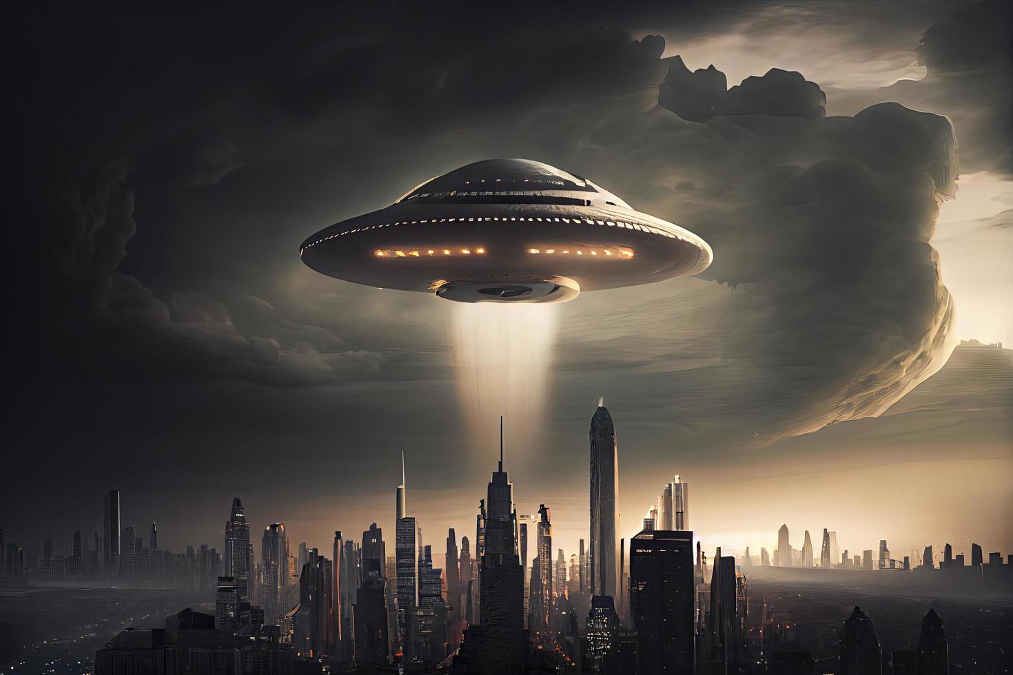 1470x980 Ominous UFO above the city 22506939