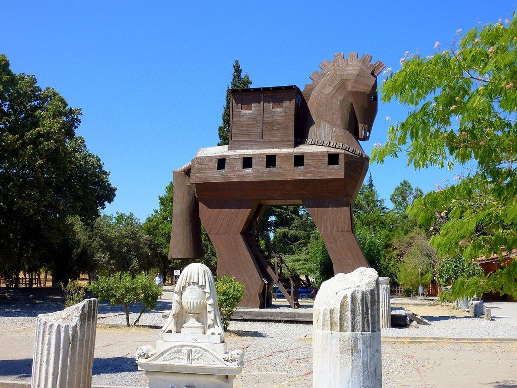 1024x768 The Trojan horse (Troy, Turkey). Buy