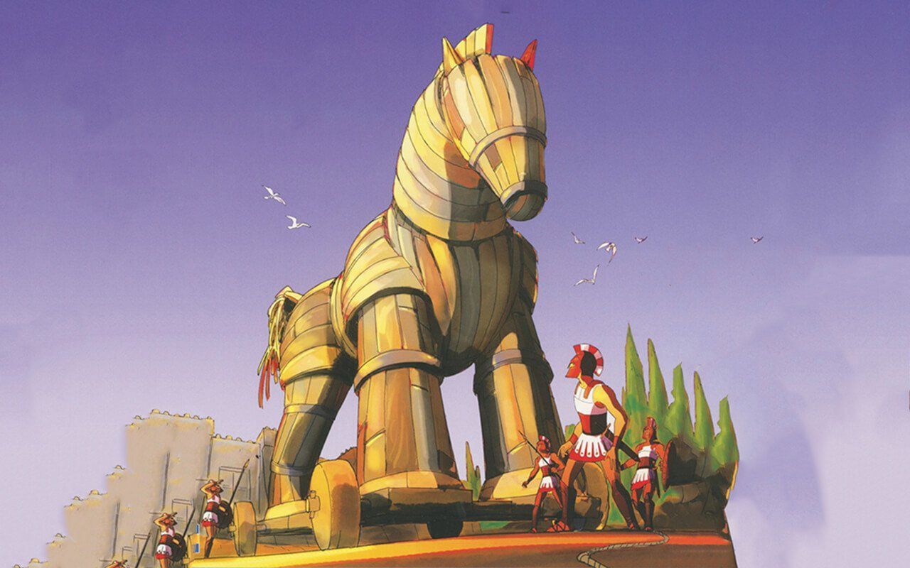 1280x800 Hidden Greek Warriors of the Trojan Horse