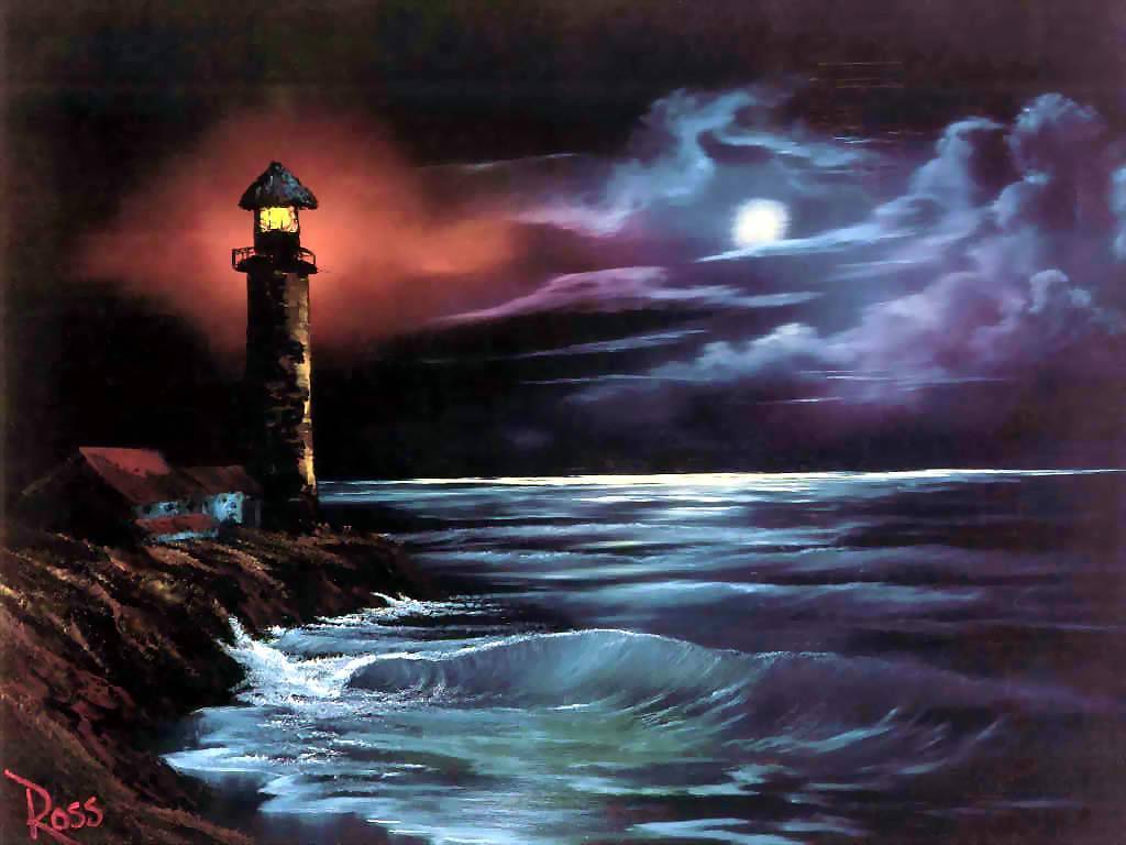 1024x768 Bob Ross At Night Painting Bob Ross, HD