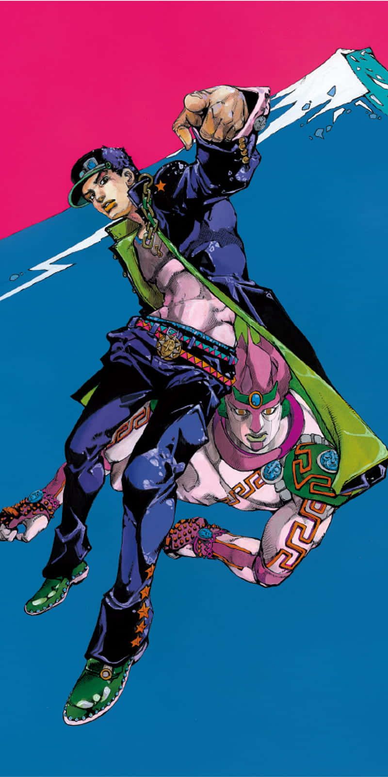 800x1600 Bizarre Adventure Pose! Wallpaper