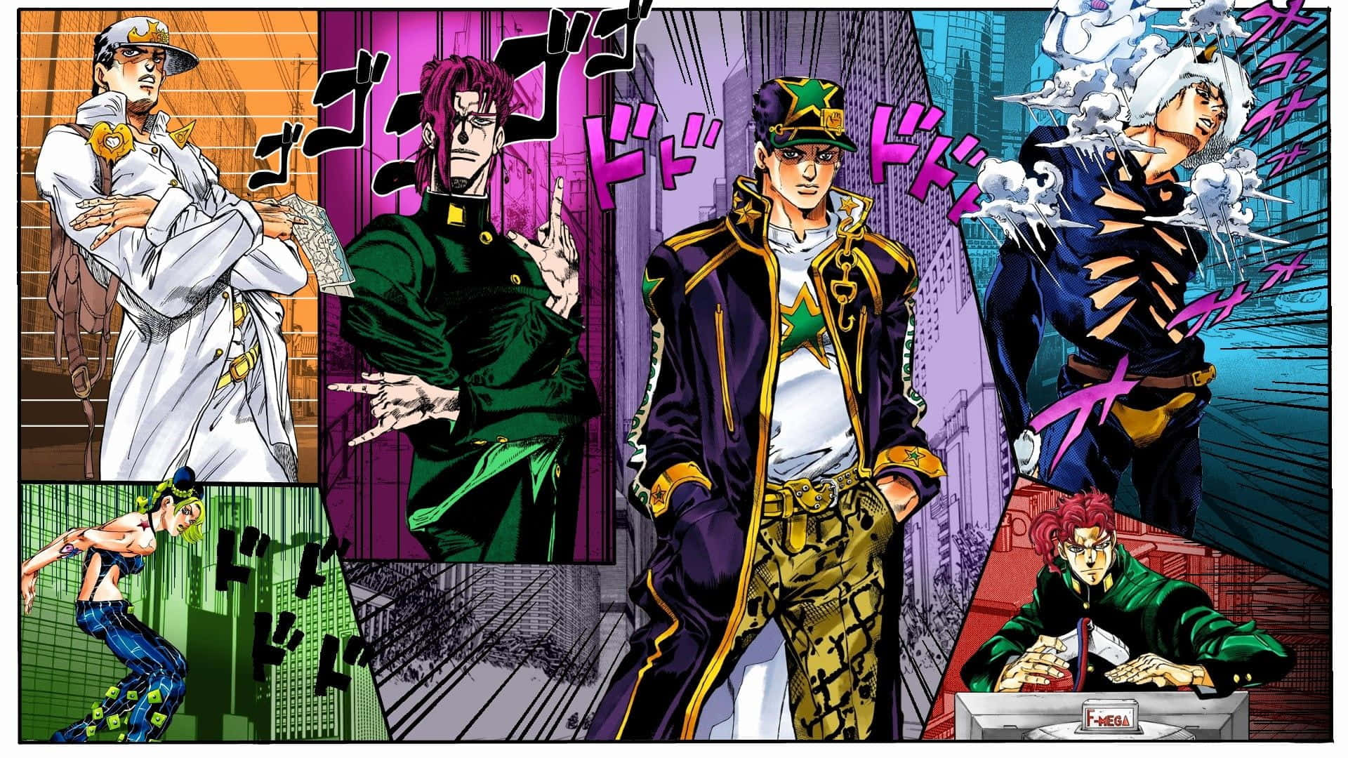 1920x1080 Download Young Joseph Joestar striking