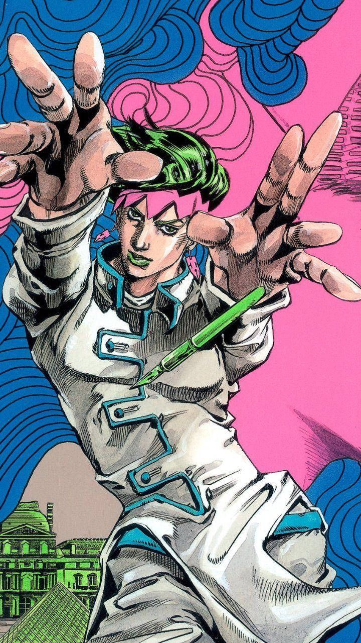 720x1280 Jojo Phone Rohan Kishibe Wallpaper