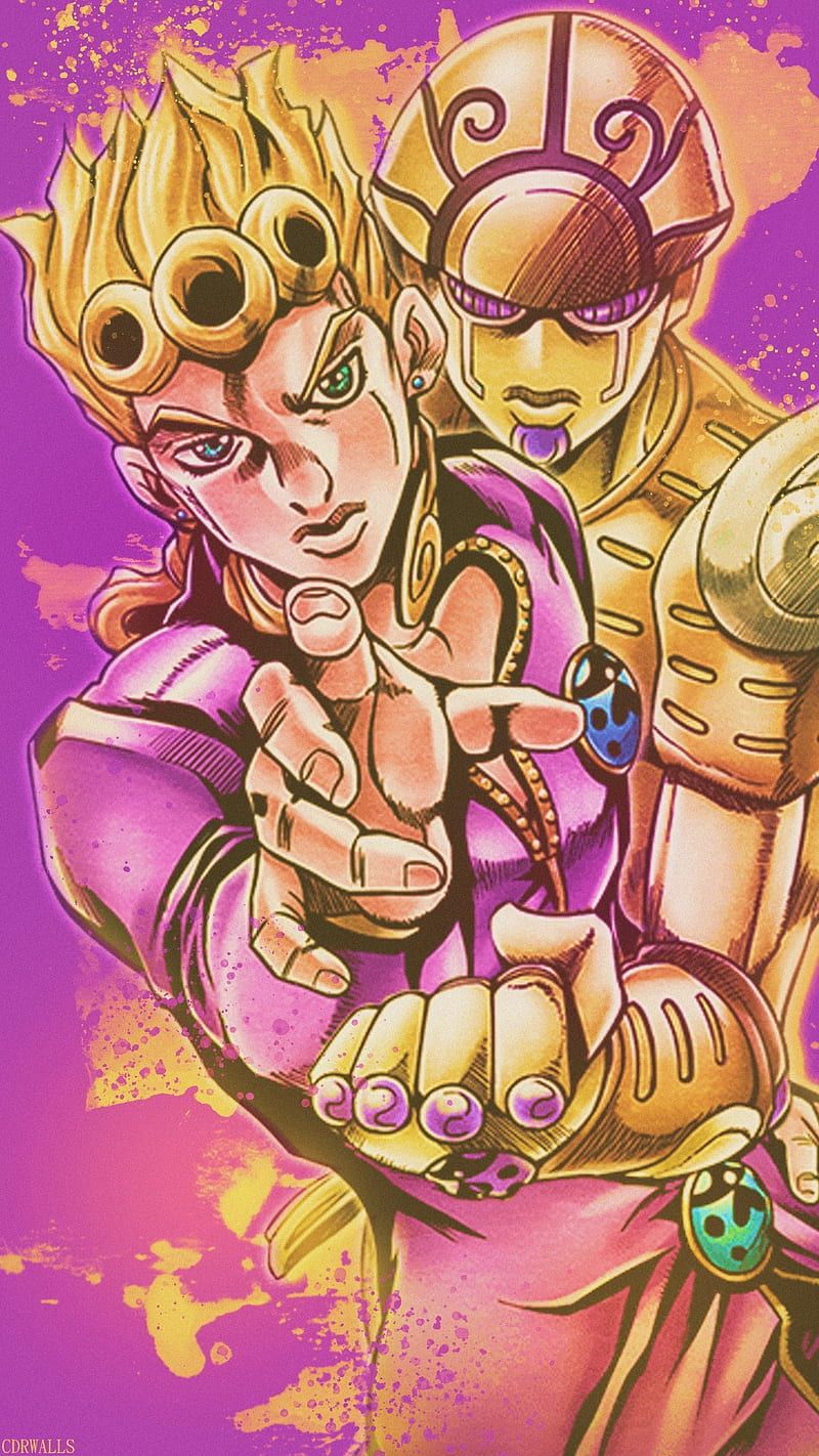 800x1422 Giorno Giovanna, jjba, jojo, stand, HD
