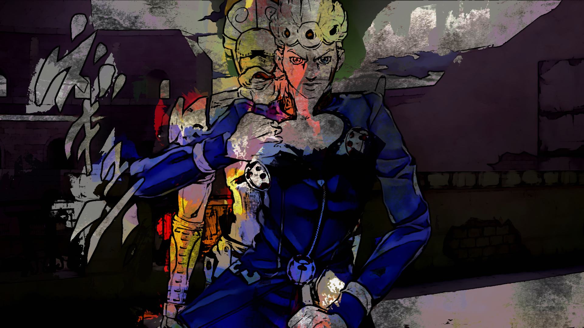 1920x1080 Giorno Giovanna Anime Jojo's Bizarre