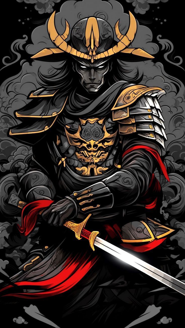 736x1308 4k, HD wallpaper warrior, sword, art