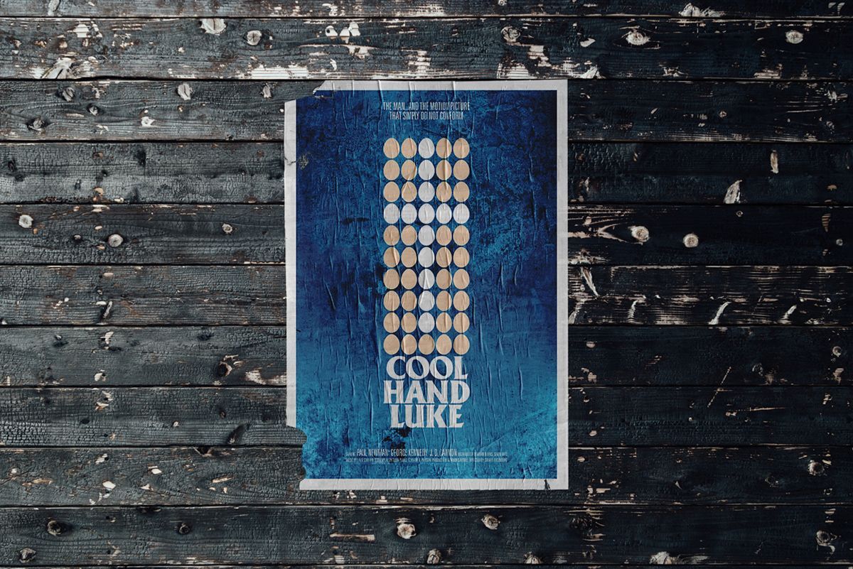 1200x801 Cool Hand Luke film poster - Behance