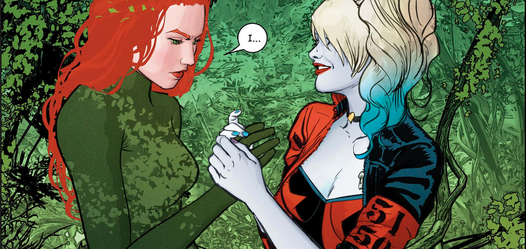 1691x800 Poison Ivy: Unstoppable Duo Wallpaper