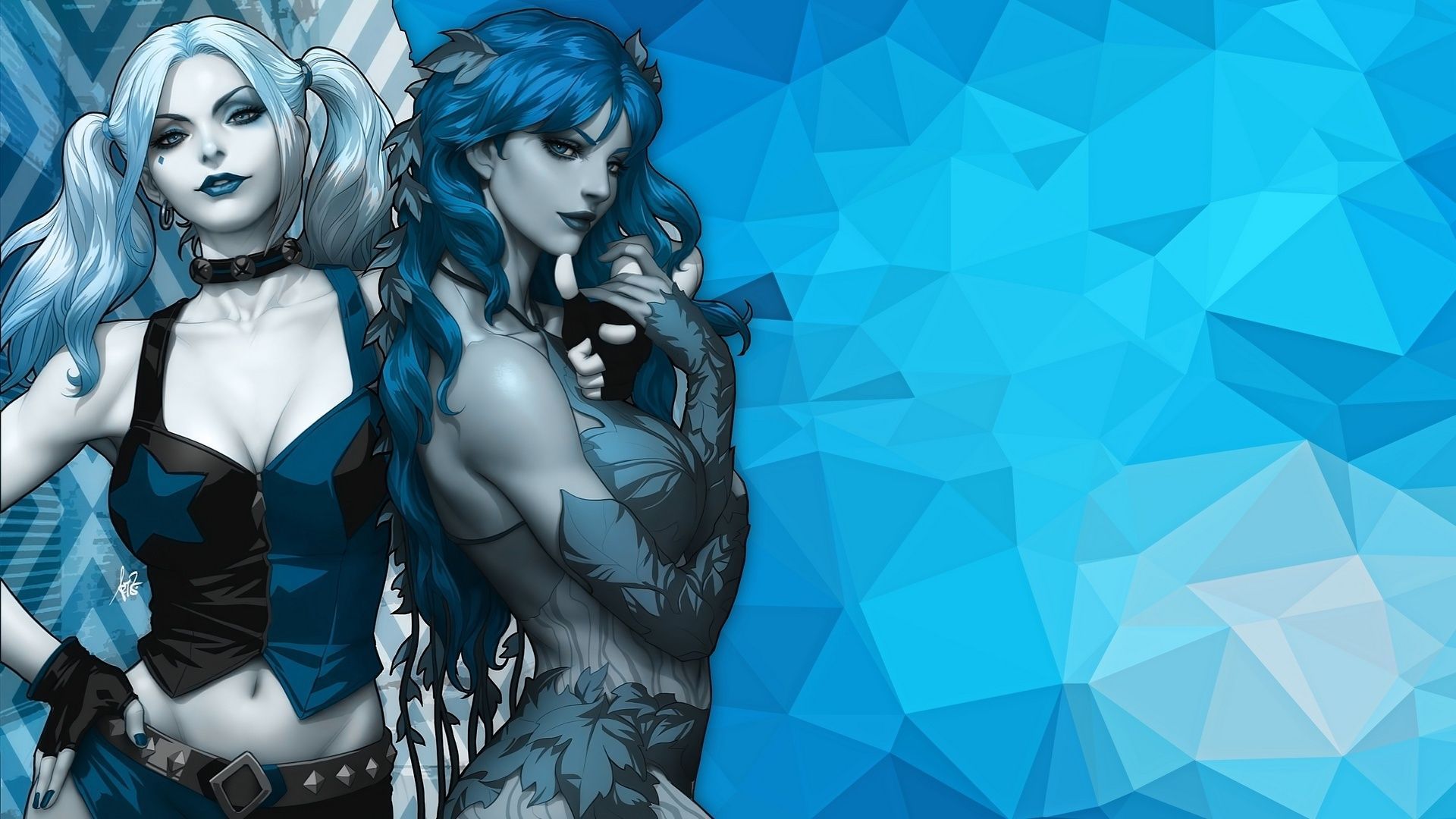 1920x1080 Wallpaper girls, comics, poison ivy