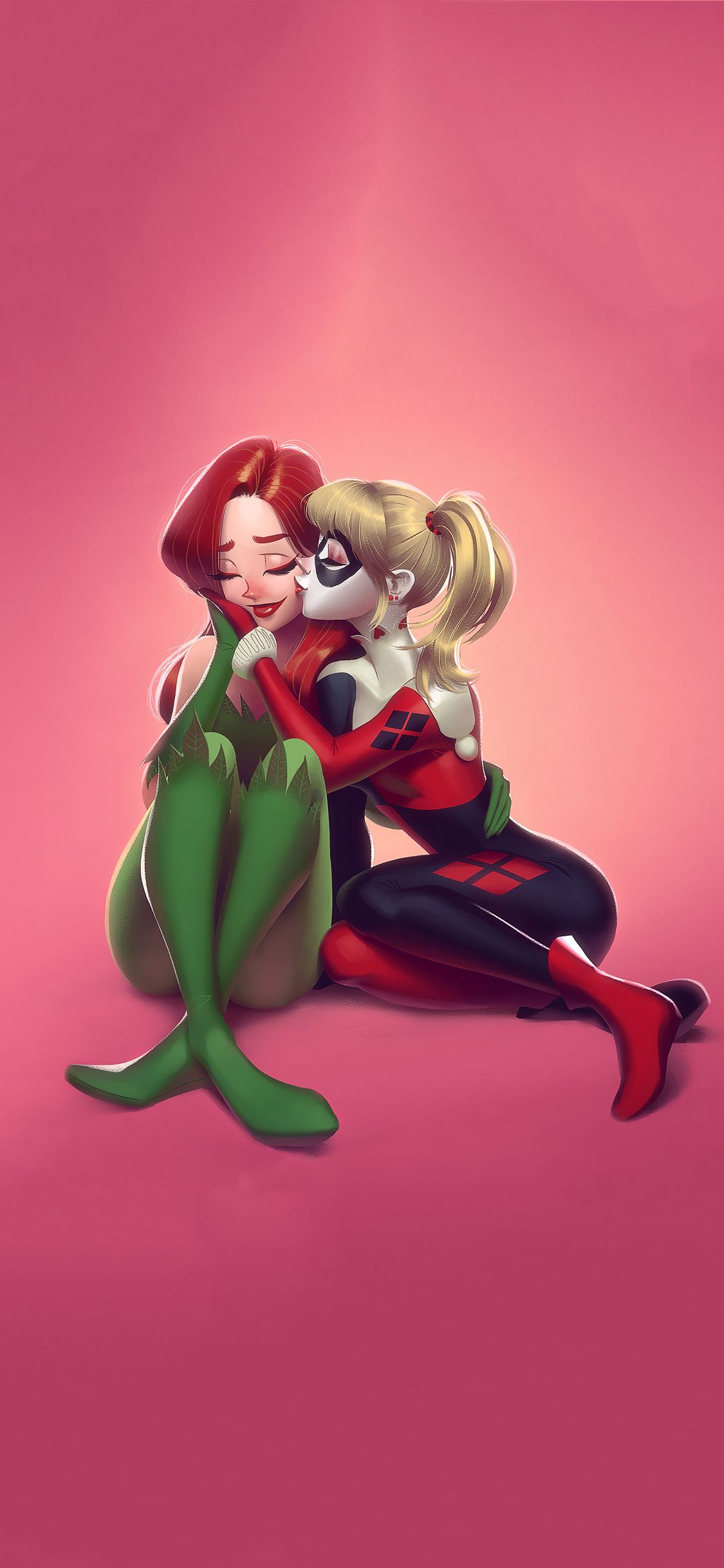 1125x2436 Poison Ivy Harley Quinn 4k