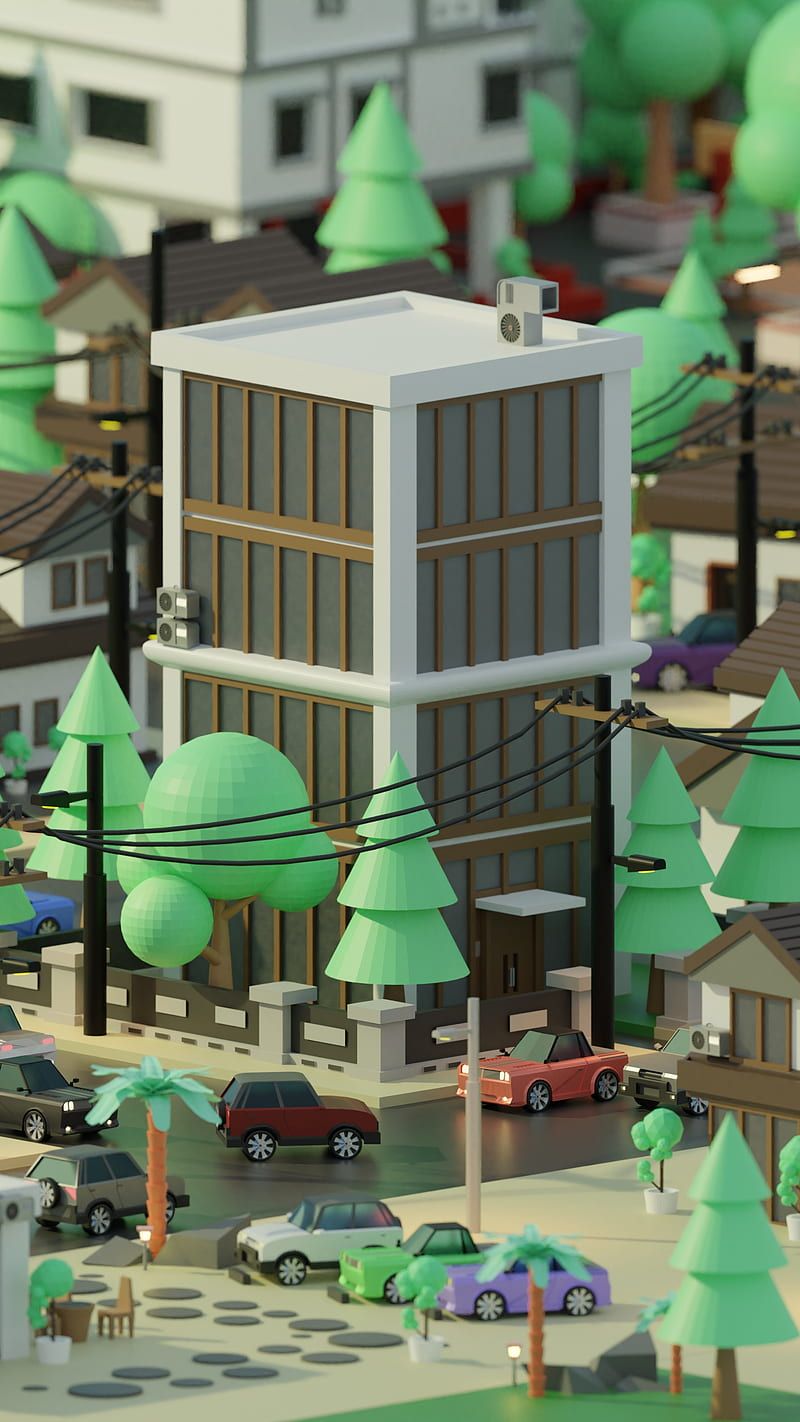 800x1422 Little Office, blender, blender3D