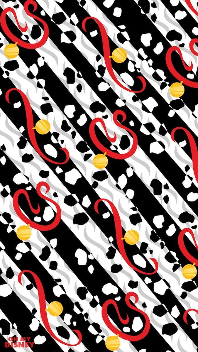 675x1200 These Disney Villain Phone Wallpaper Inspired By Gift Wrap