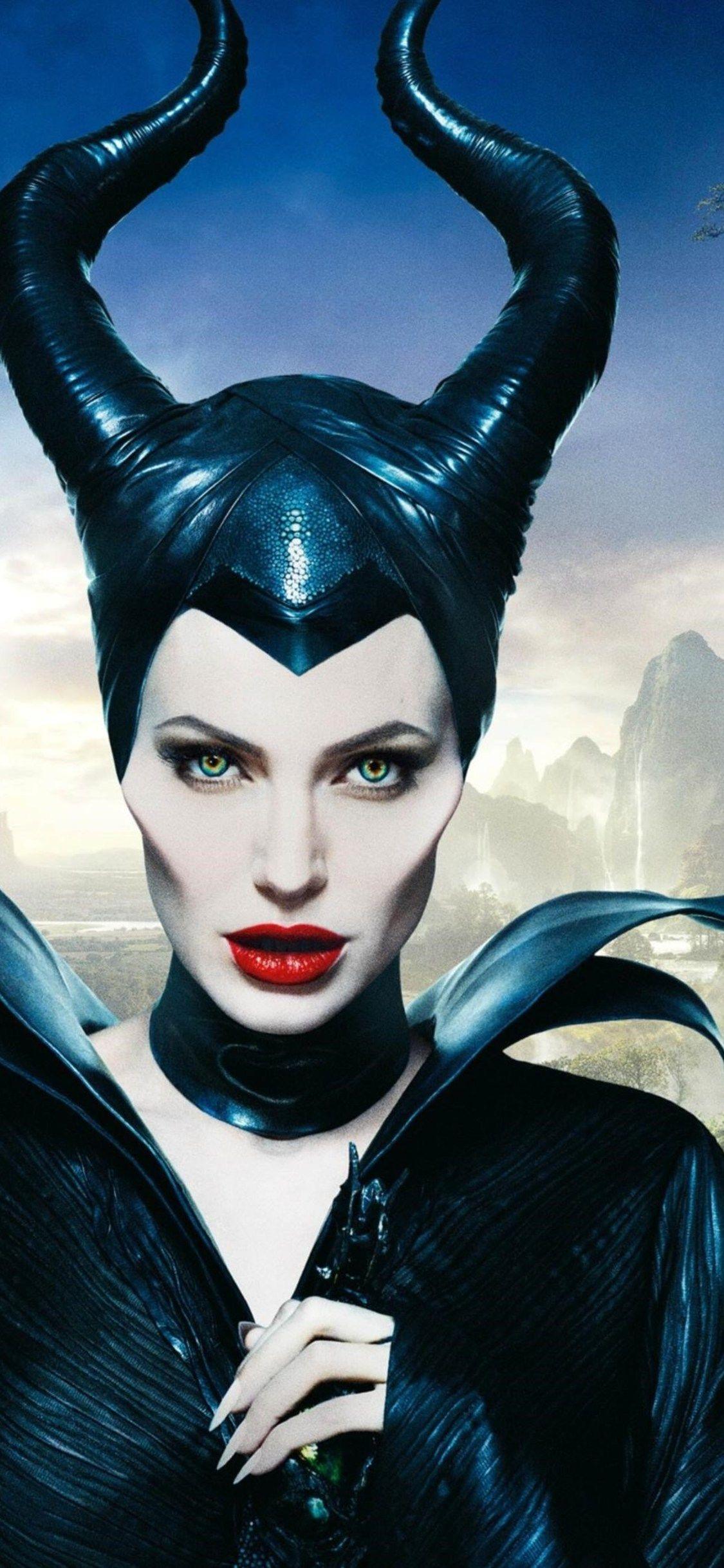 1125x2436 Angelina Jolie In Maleficent Movie iPhone XS