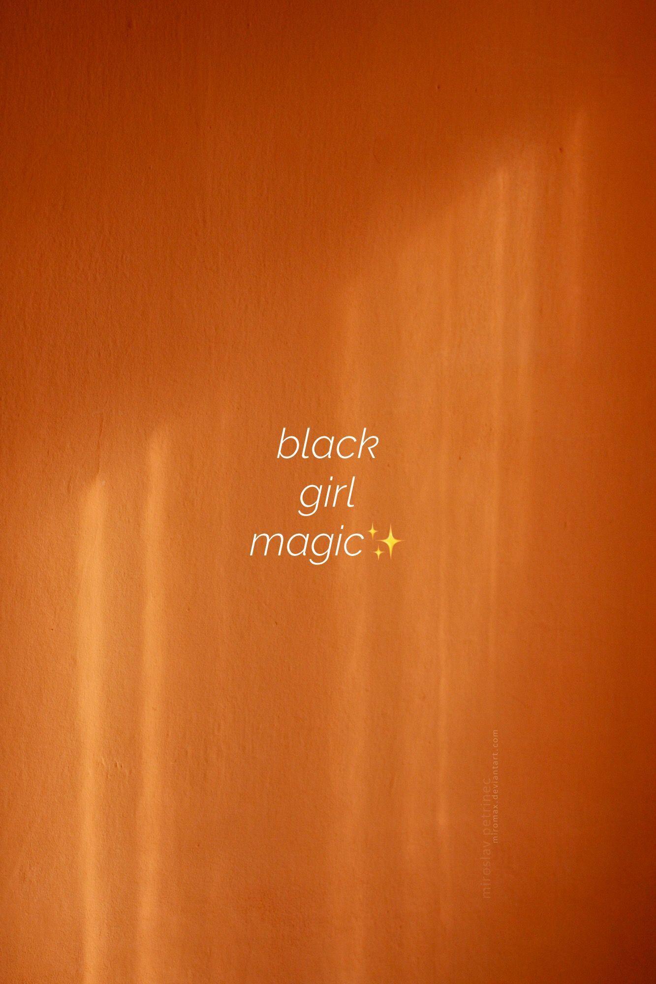 Girl magic wallpaper black Kelly Finley