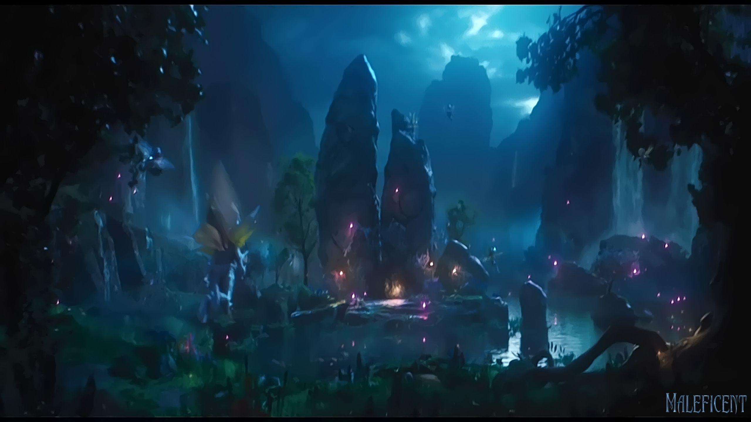 2560x1440 Maleficent beautiful angelina jolie movie