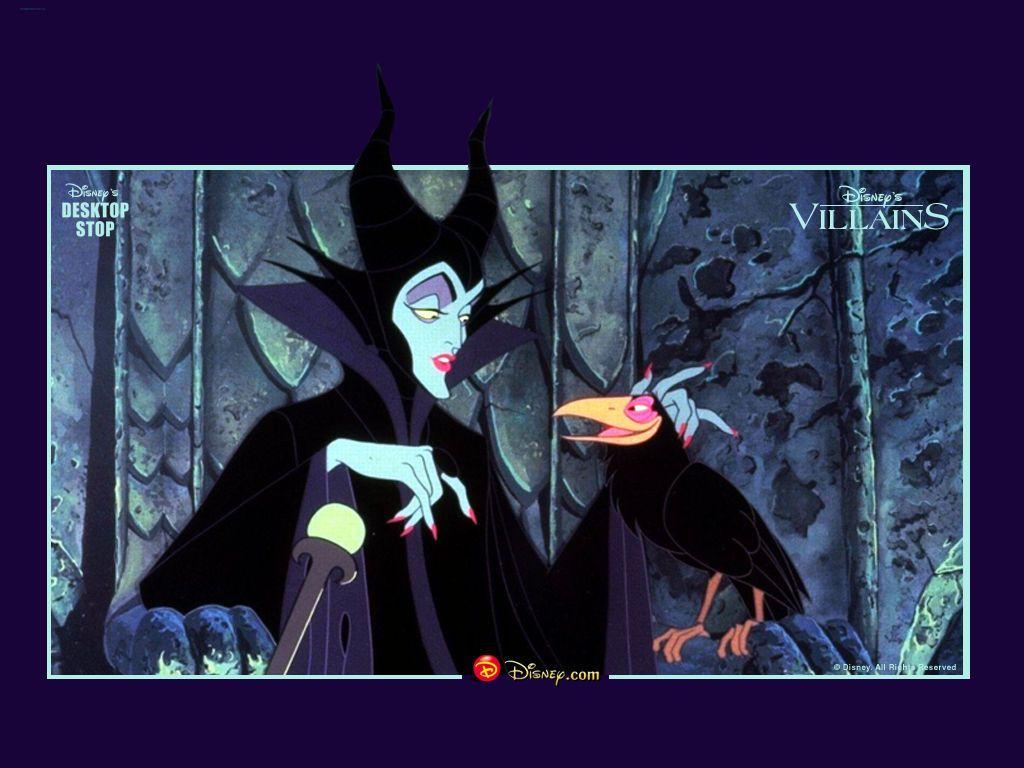 1024x768 Disney Villains Wallpaper