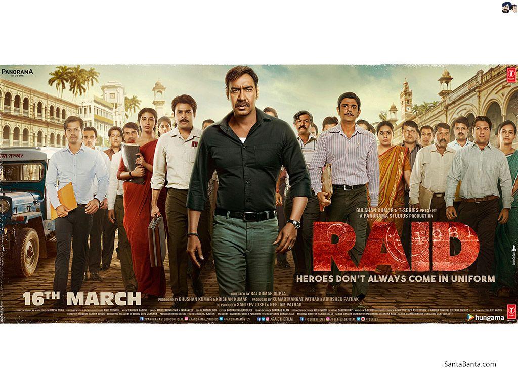 1024x768 Raid Movie Wallpaper