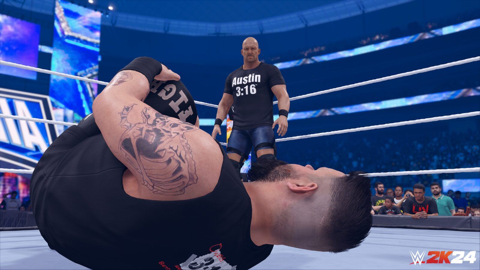 1600x900 matches in WWE 2K24 Showcase Mode