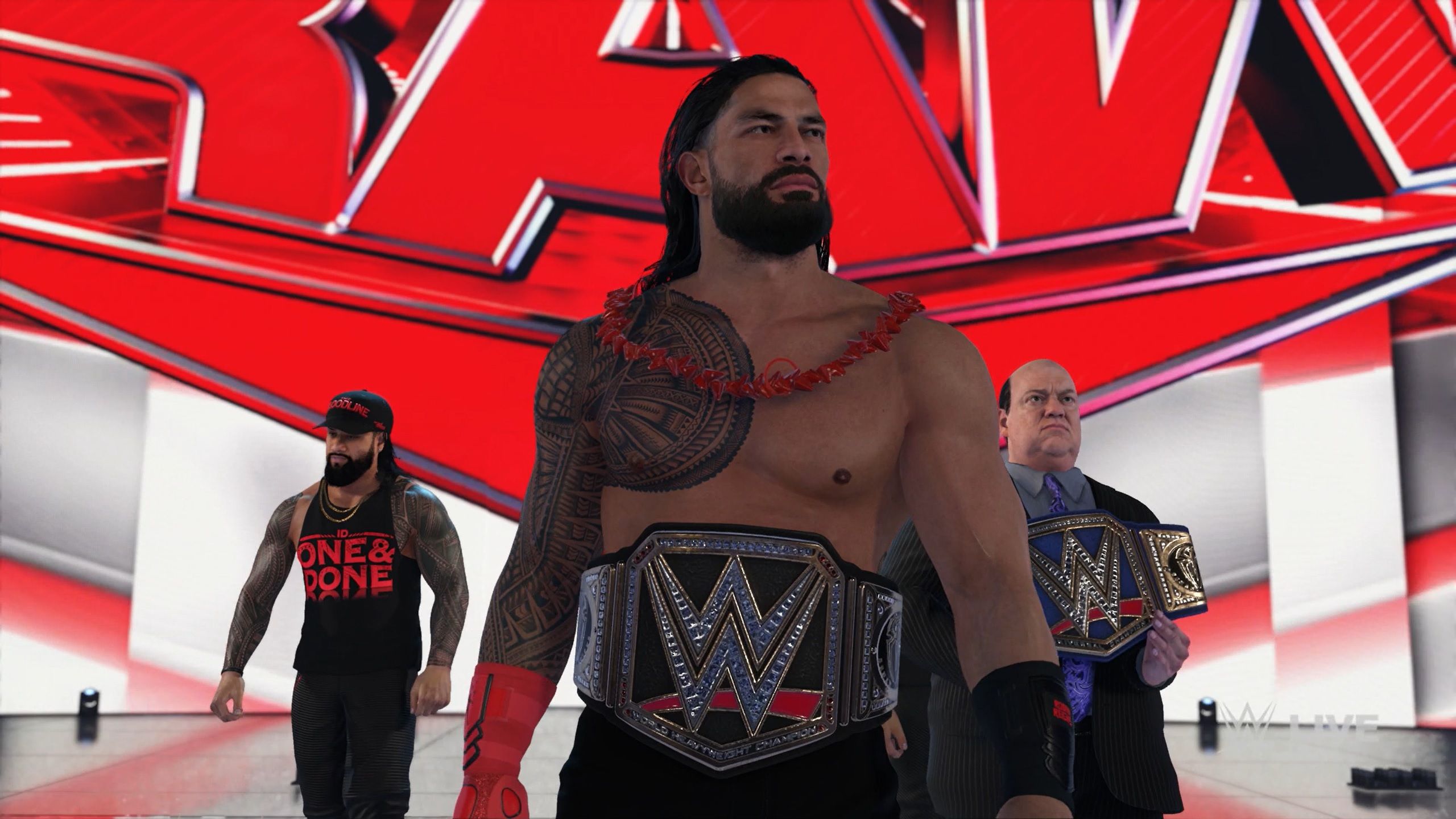 2560x1440 Roman Reigns has never voiced himself