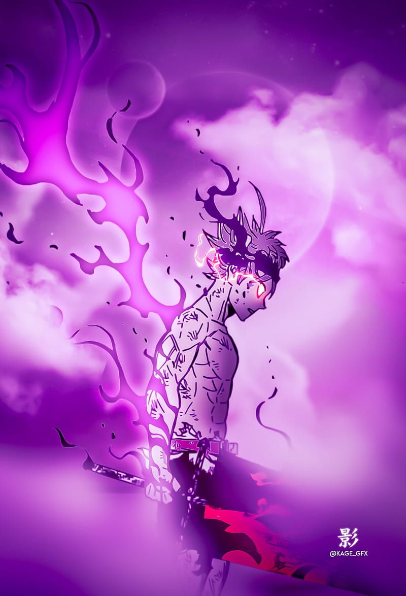 800x1174 black clover, demon asta, yuno, HD
