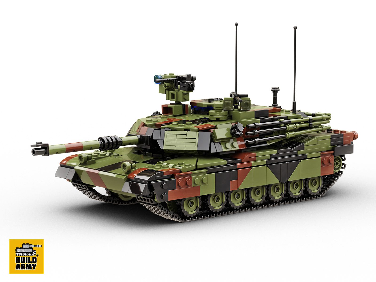 1600x1200 Abrams M1A2 Main Battle Tank LEGO