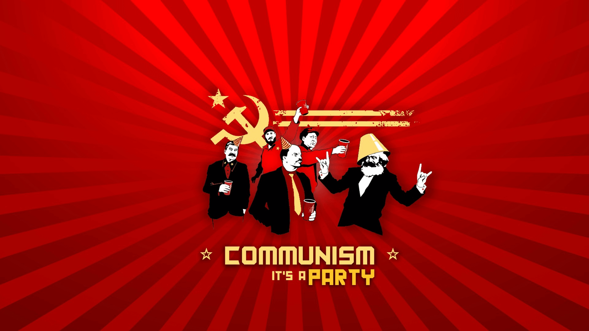 1920x1080 Communism, It's a PARTY!!!