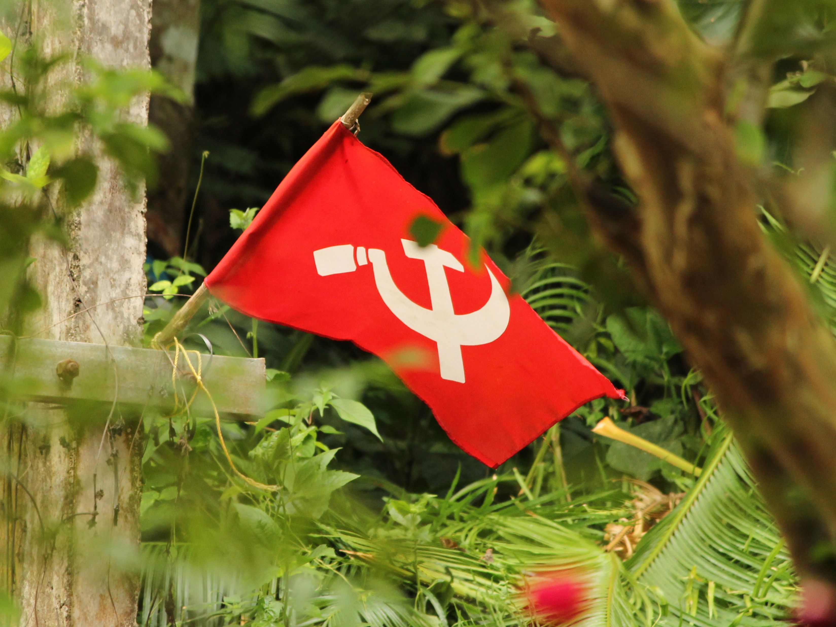 3296x2472 Communist flag Kottayam, Kerala