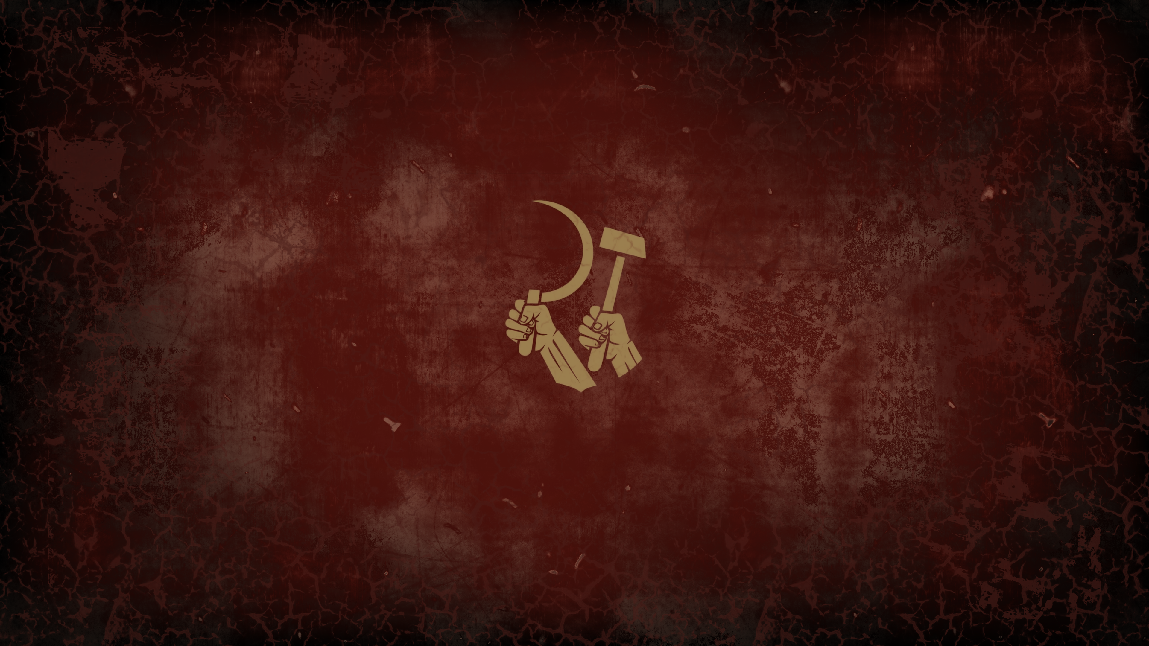 3840x2160 4K, politics, communism, red background
