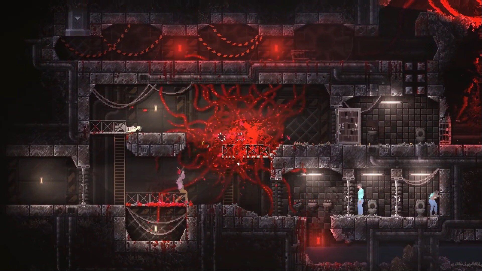 1920x1080 Bloody Sci Fi Metroidvania Game