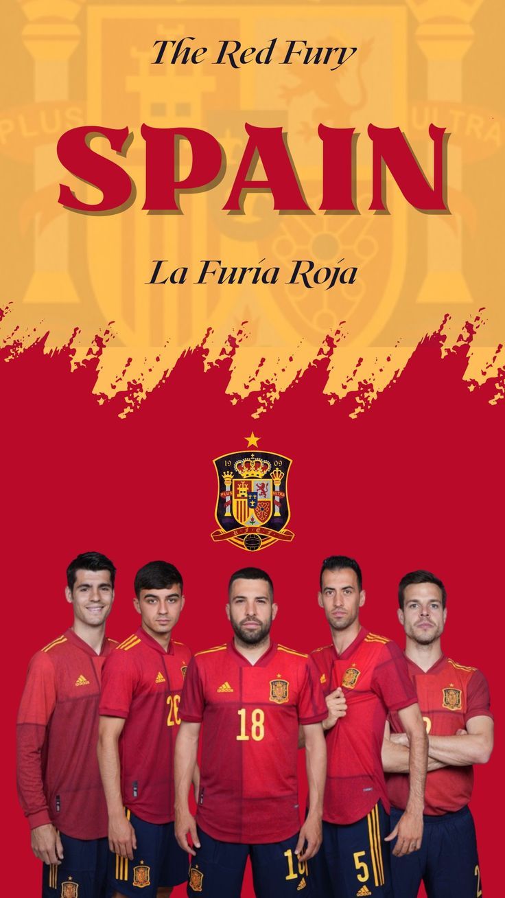 736x1308 Spain Football Team