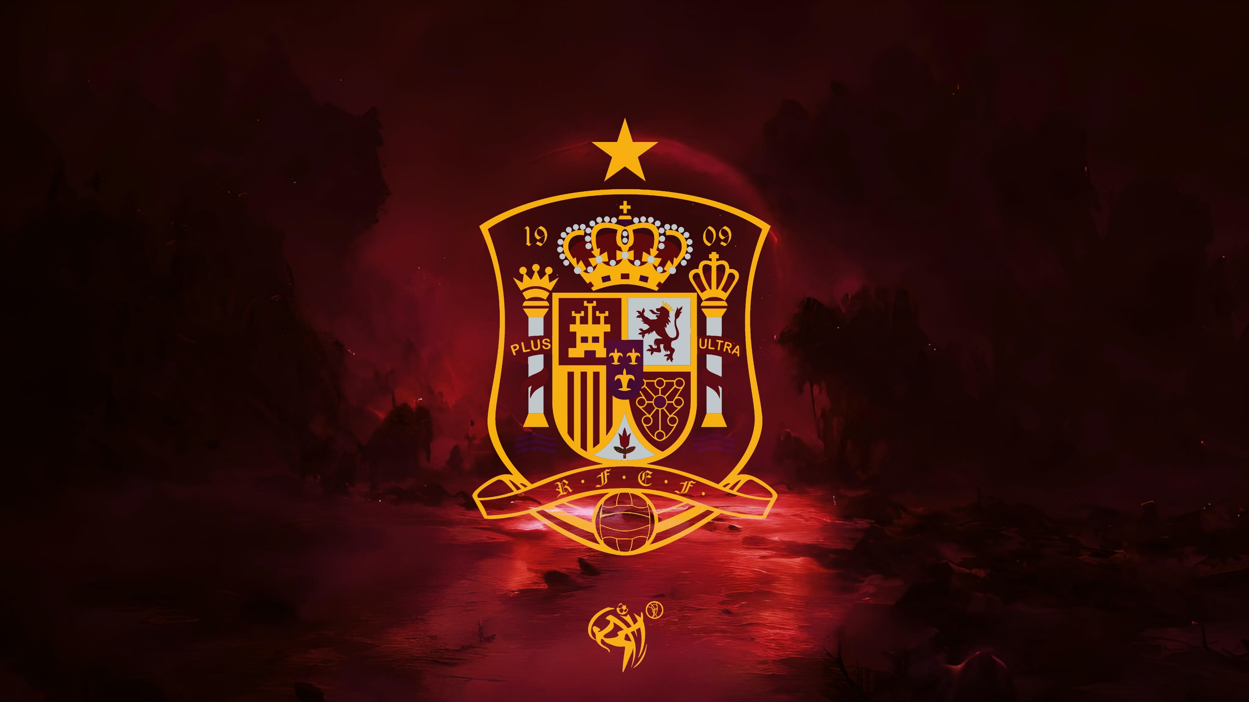 4096x2304 Spain National Football Team Sports