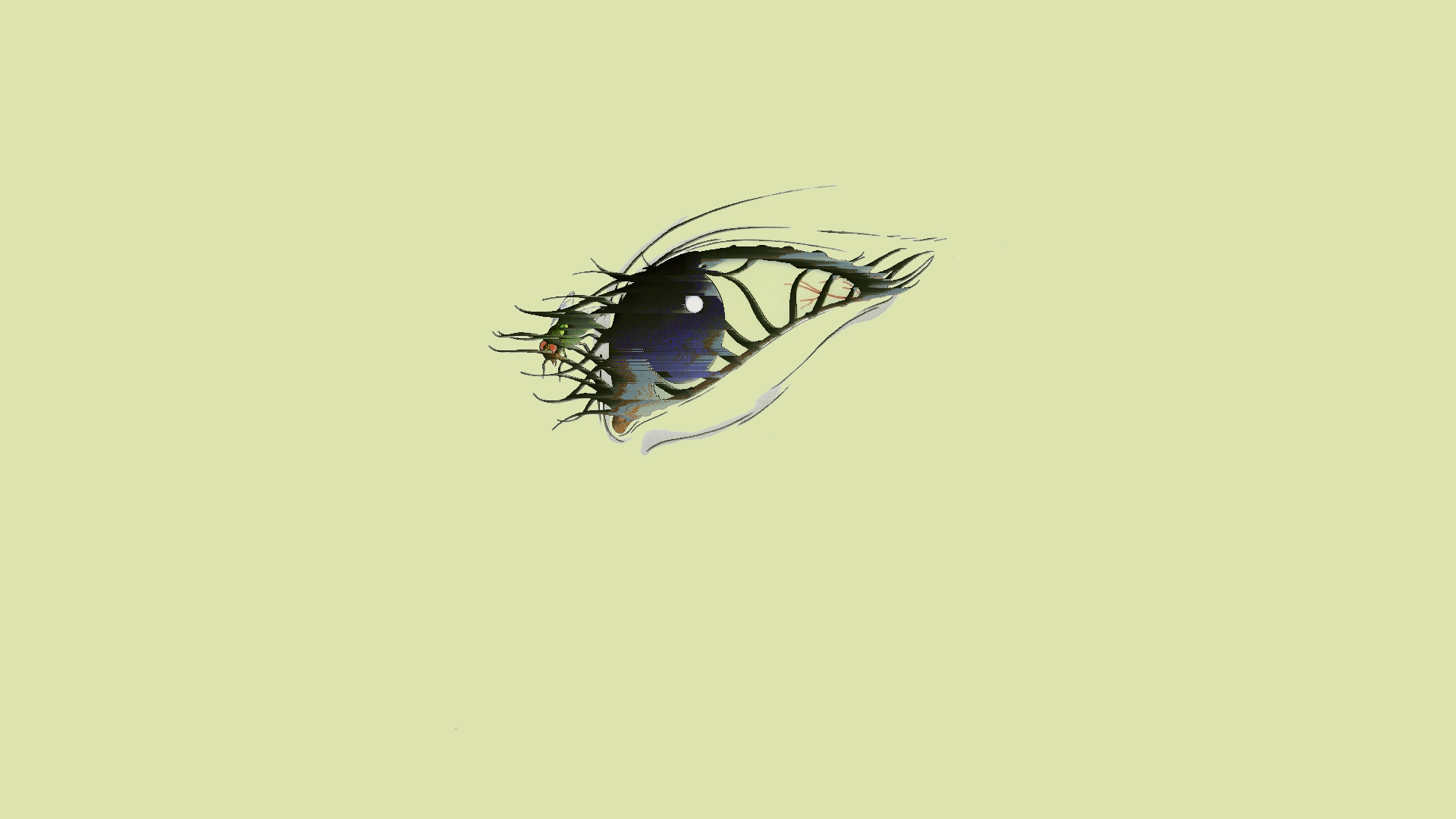 1920x1080 eyes, Aeon Flux, pixel sorting