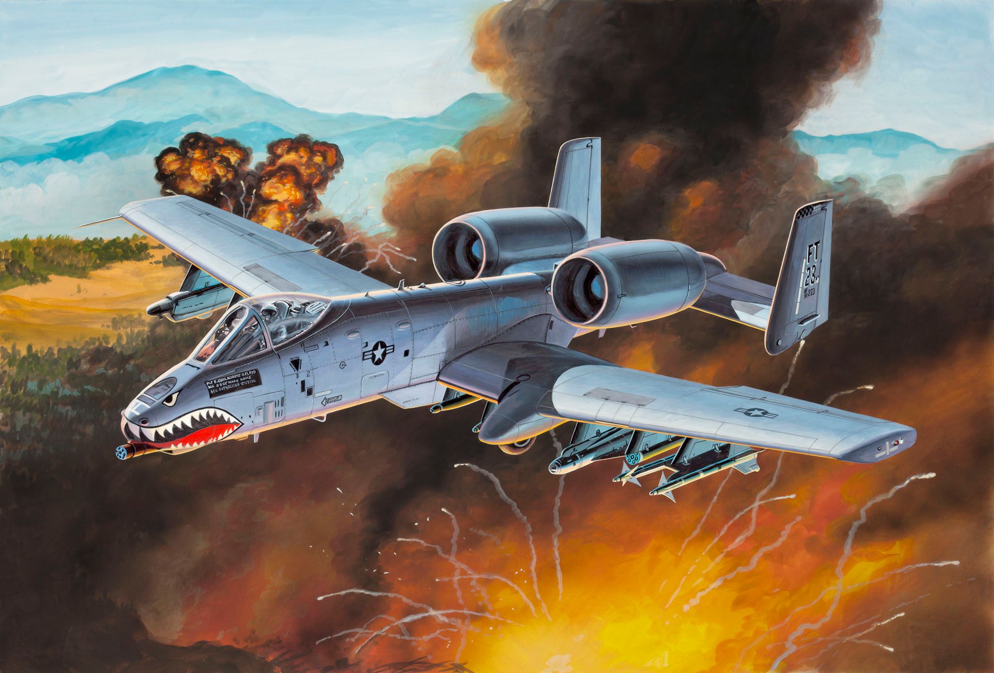 2048x1388 Wallpaper war, art, painting, aviation