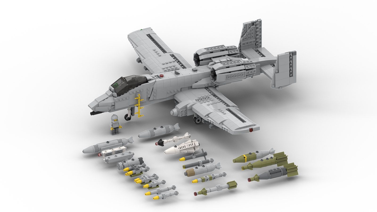 1600x900 LEGO Fairchild Republic A 10