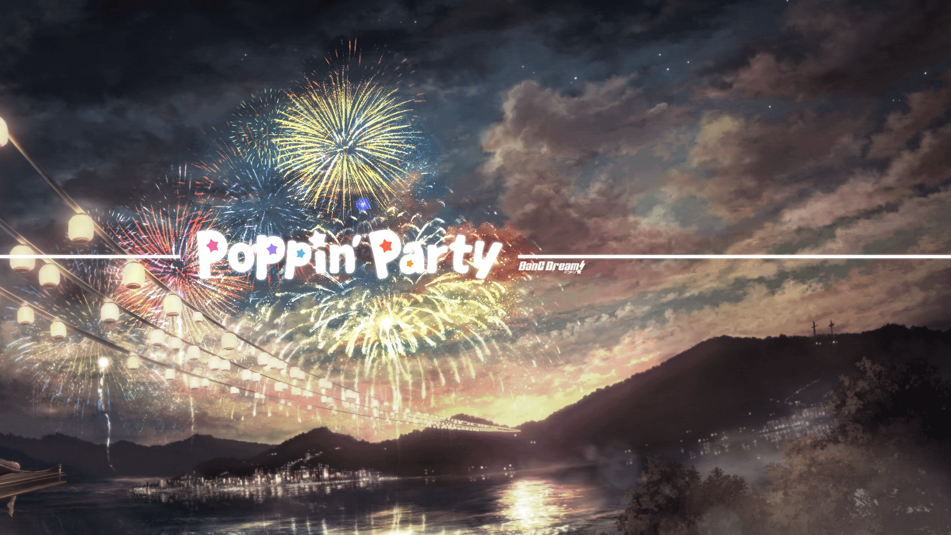 1920x1080 Cleanly simple Poppin'Party wallpaper