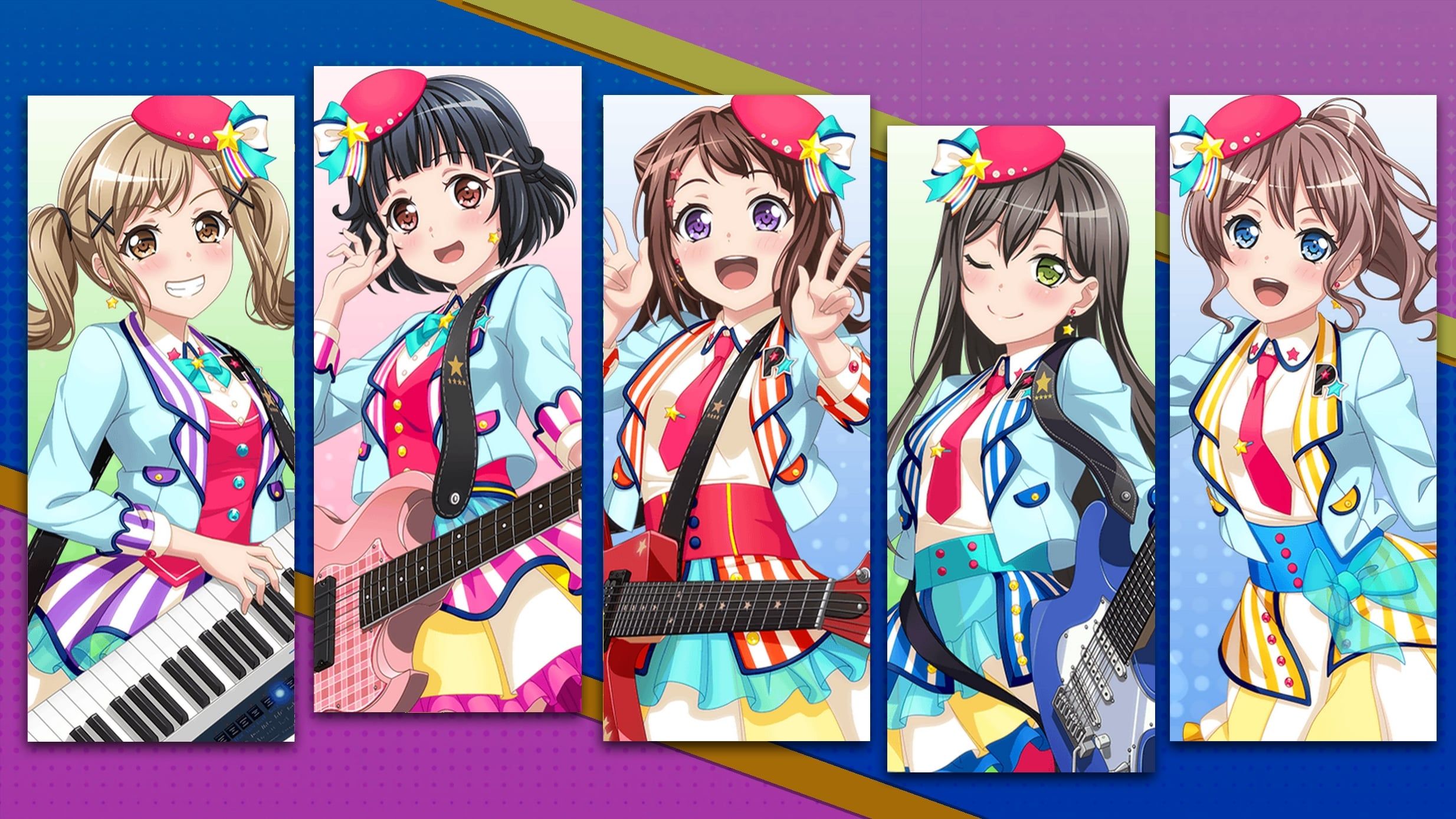 2468x1388 Poppin'Party Wallpaper